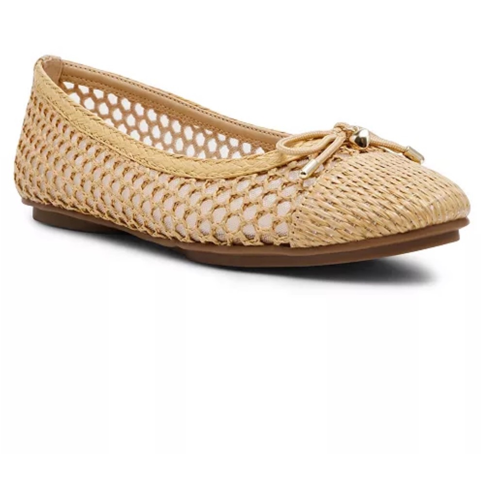 Anne Klein
Women's Luci Raffia Cap Toe Ballet Flats